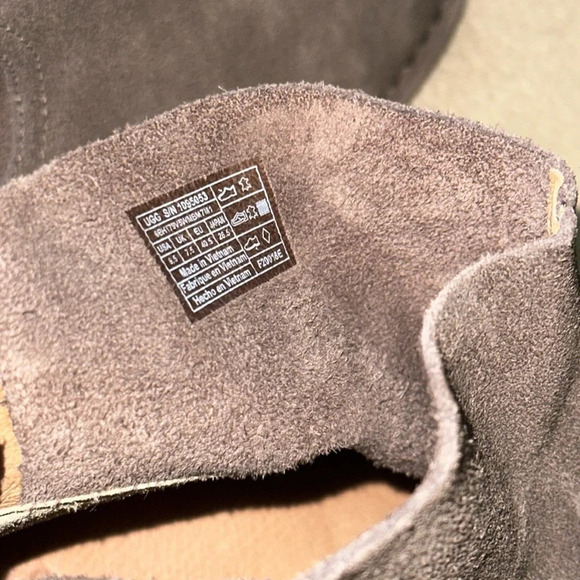 UGG Australia Bandara Suede Ankle Boot Bootie Zipper in Rear Women Shoe 9.5 - Picture 11 of 16